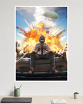 PUBG Poster | Battle Royale Plalyground | BGMI | Game Poster