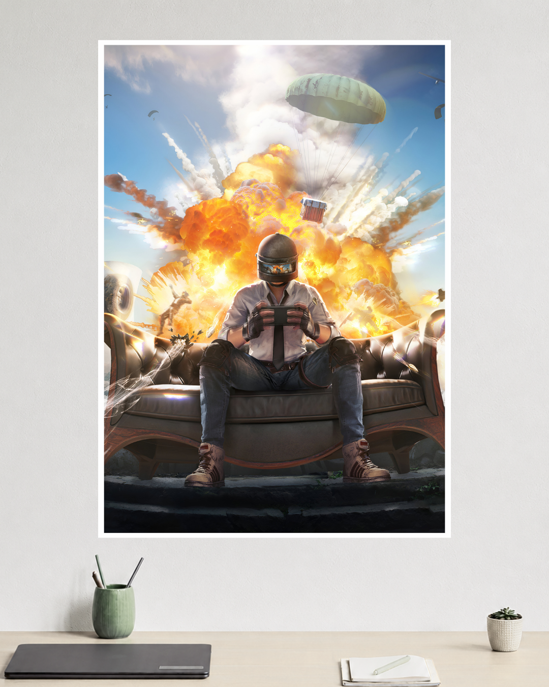 PUBG Poster | Battle Royale Plalyground | BGMI | Game Poster