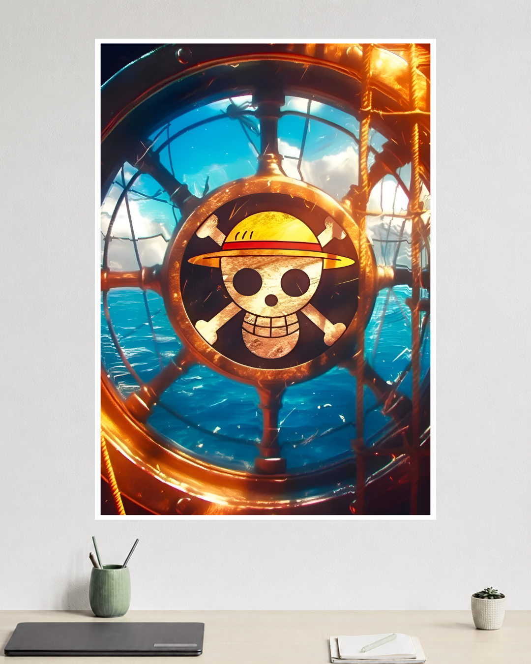 Pirate Ship Helm | One Piece | Anime Poster