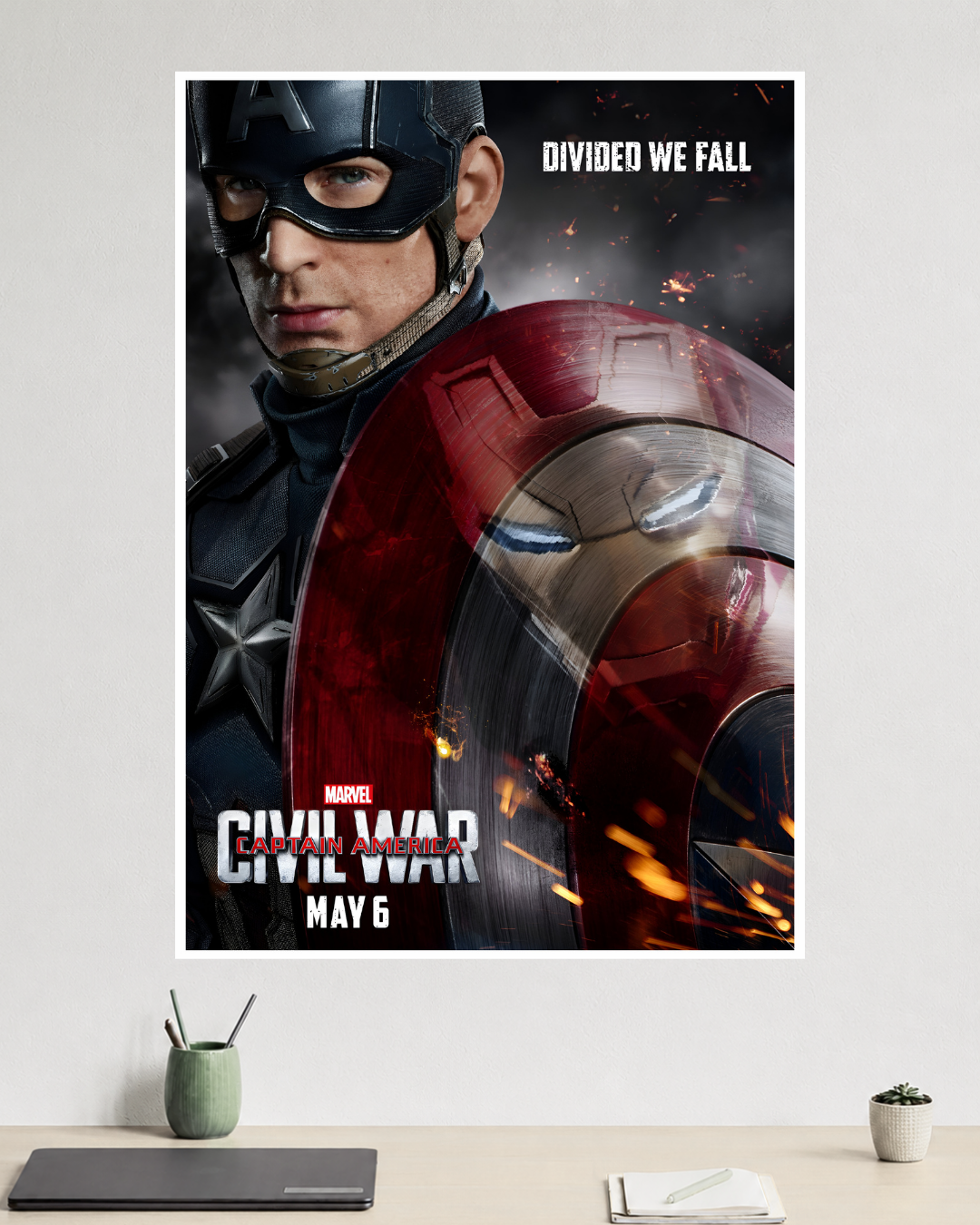 Captain America: Civil War | Iron Man vs. Captain America | Marvel Poster