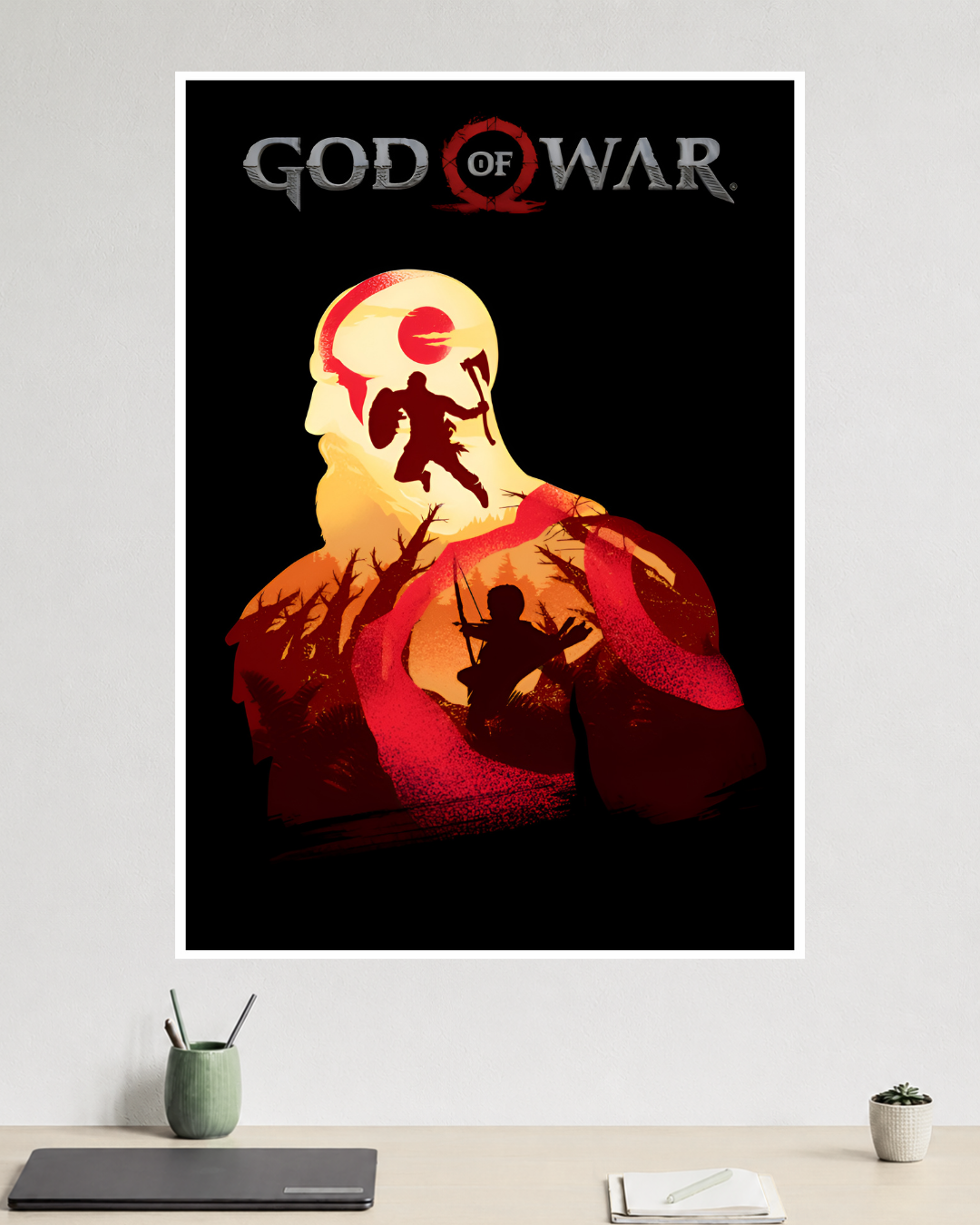 God of War | Kratos & Atreus | Game Poster