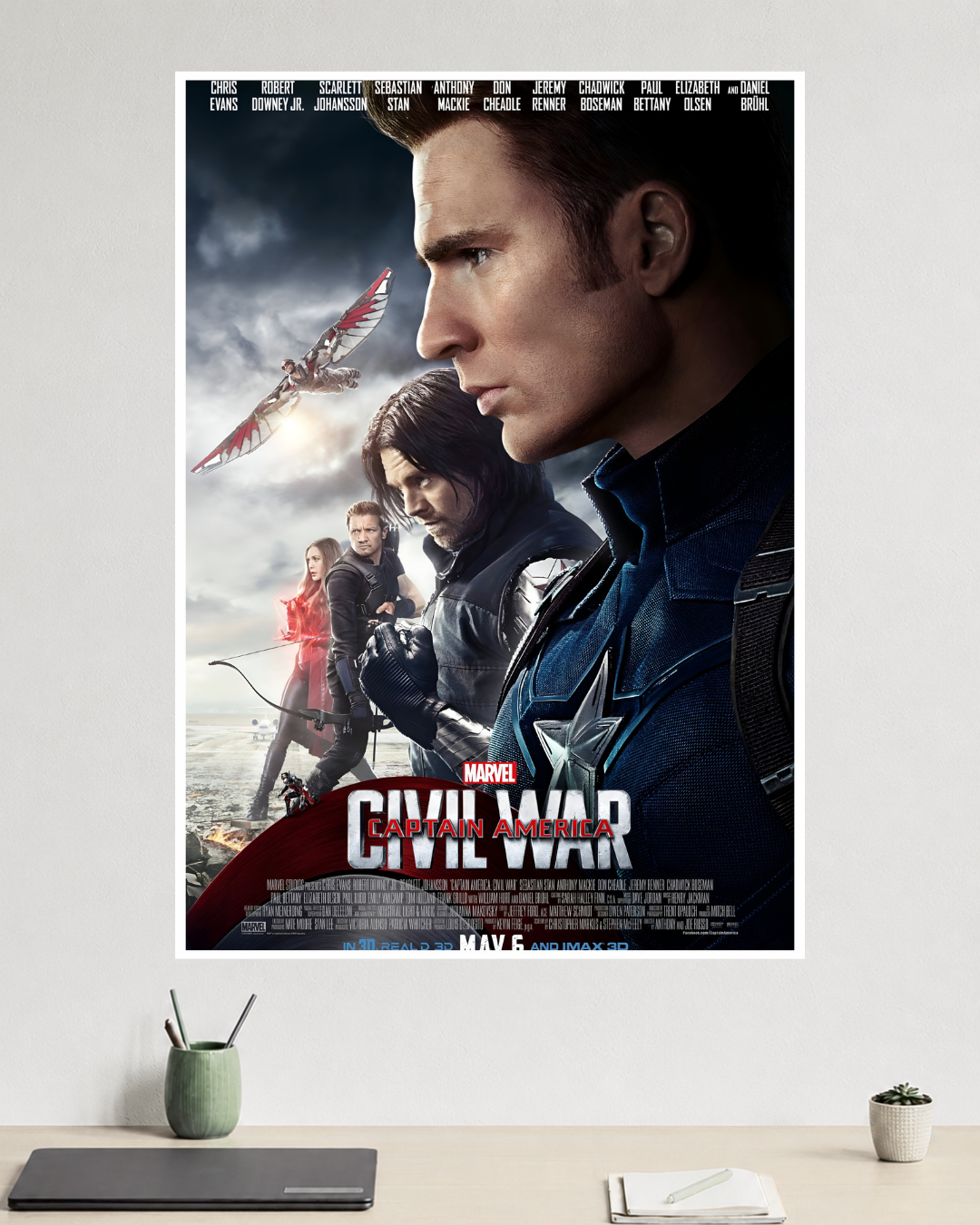 Captain America: Civil War | Iron Man vs. Captain America | Marvel Poster