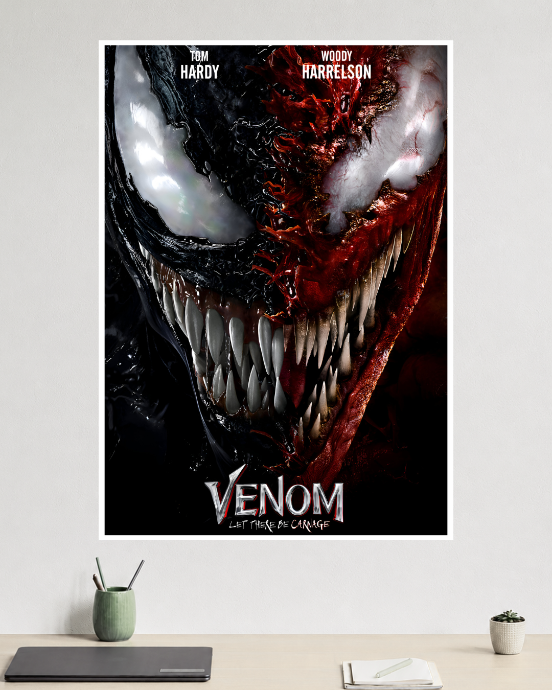 Venom | Venom vs Carnage | Venom: Let There Be Carnage | Marvel Poster