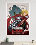 Edward & Alphonse Elric | Fullmetal Alchemist Brotherhood | Anime Poster