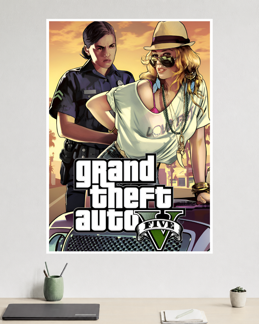Grand Theft Auto V | GTA 5 | Michael, Trevor & Franklin | Game Poster