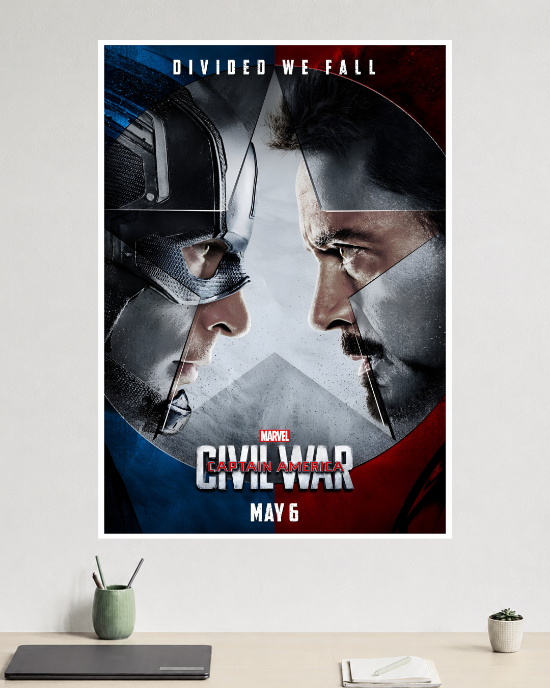 Captain America: Civil War | Iron Man vs. Captain America | Marvel Poster