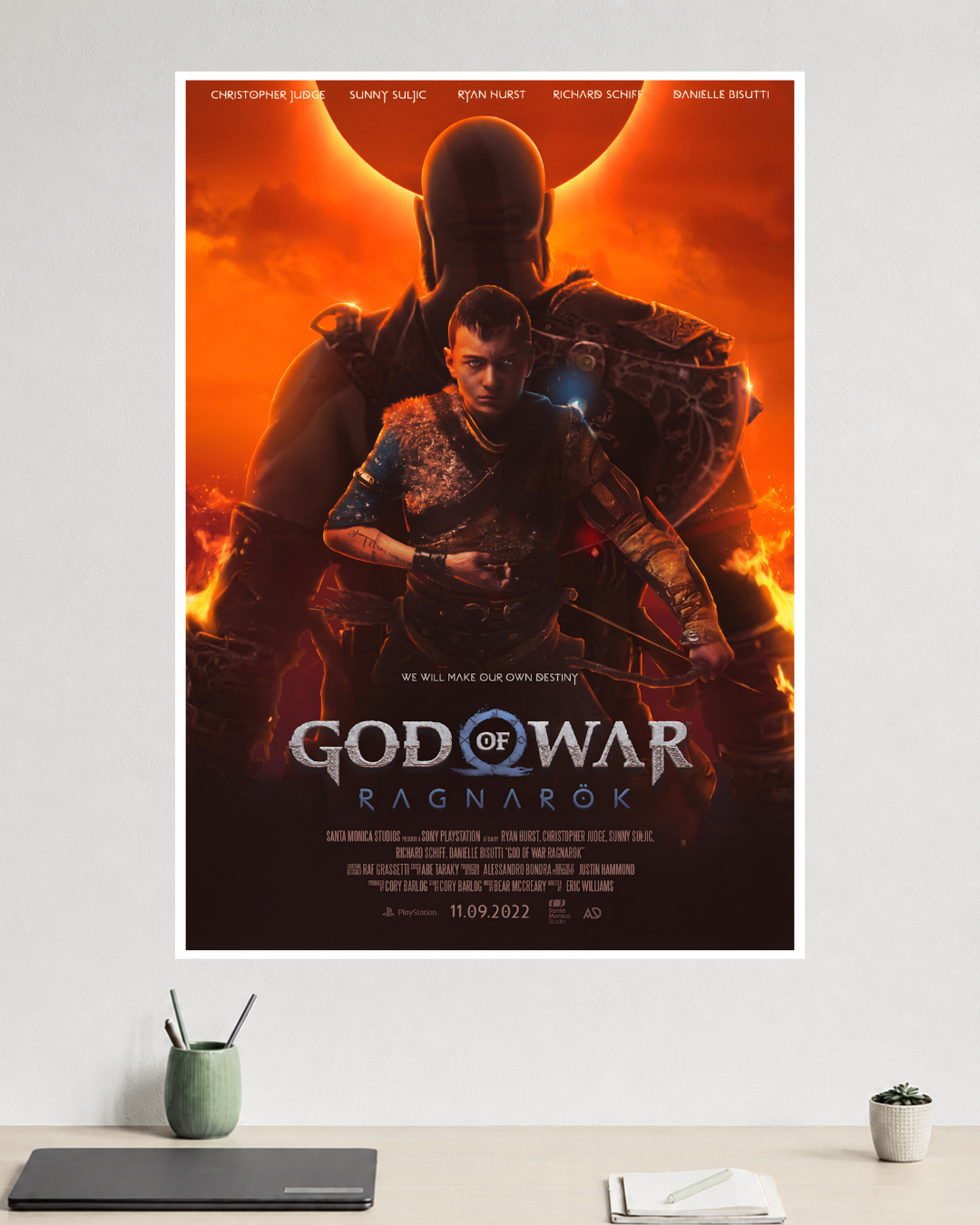 God of War | Kratos & Atreus | Game Poster