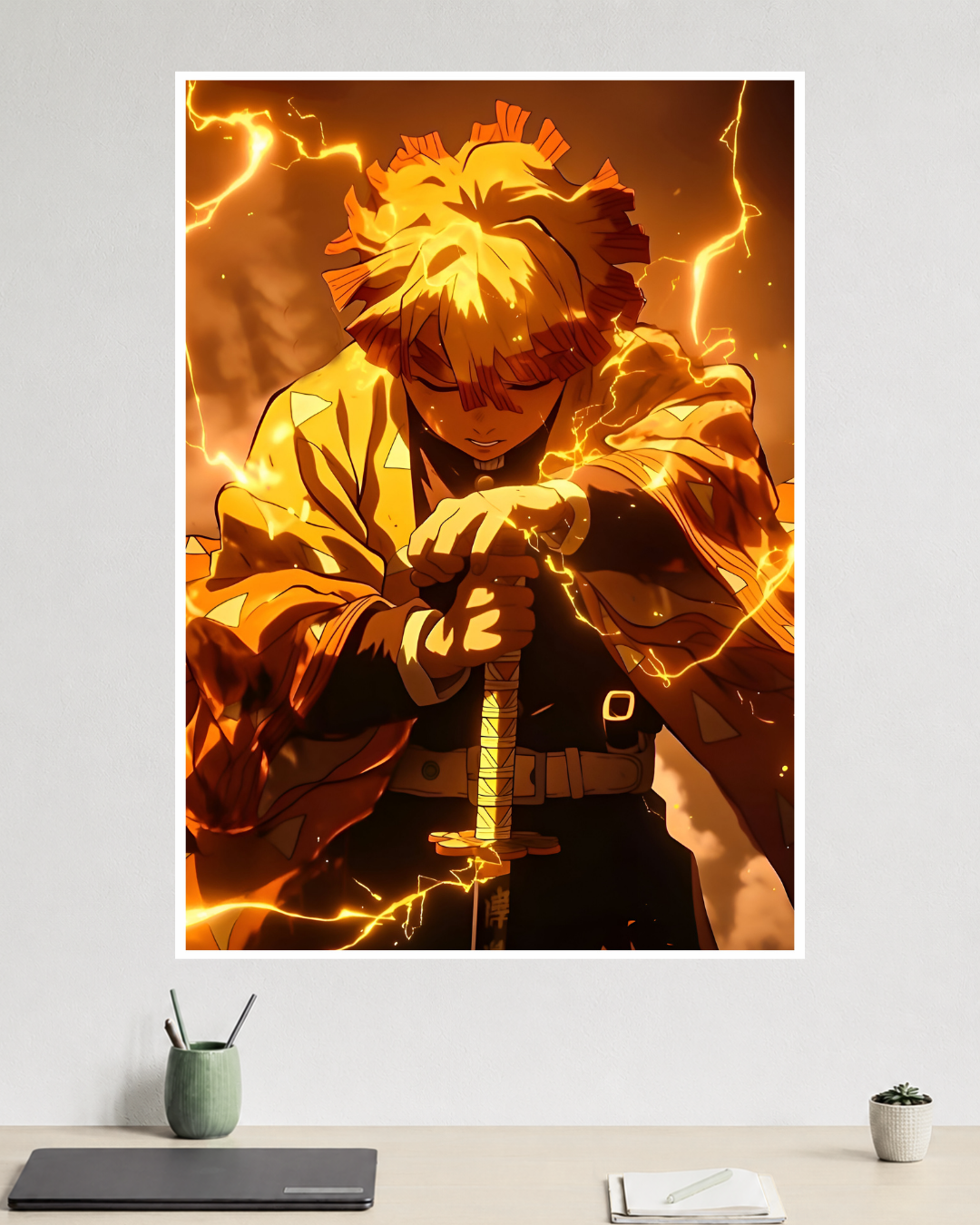 Zenitsu Agatsuma | Demon Slayer | Anime Poster