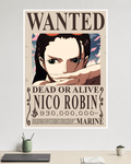 One Piece | Nico Robin | Wanted Poster | Anime Poster