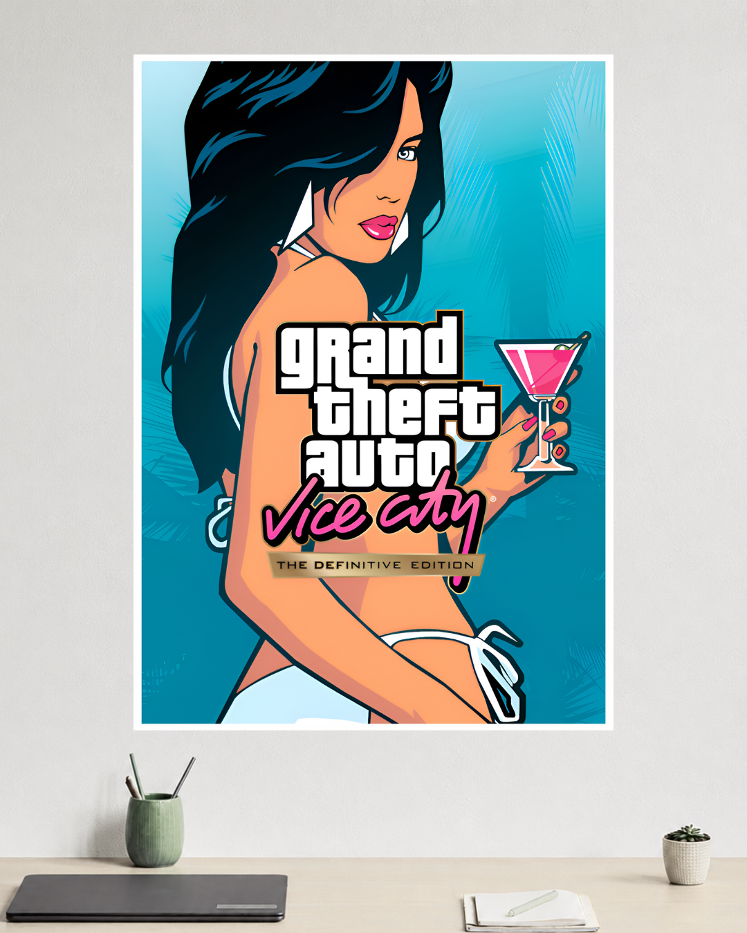 GTA Vice City | Grand Theft Auto | Game Poster