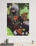 Kakashi & Ninja Dogs | Naruto | Anime Poster