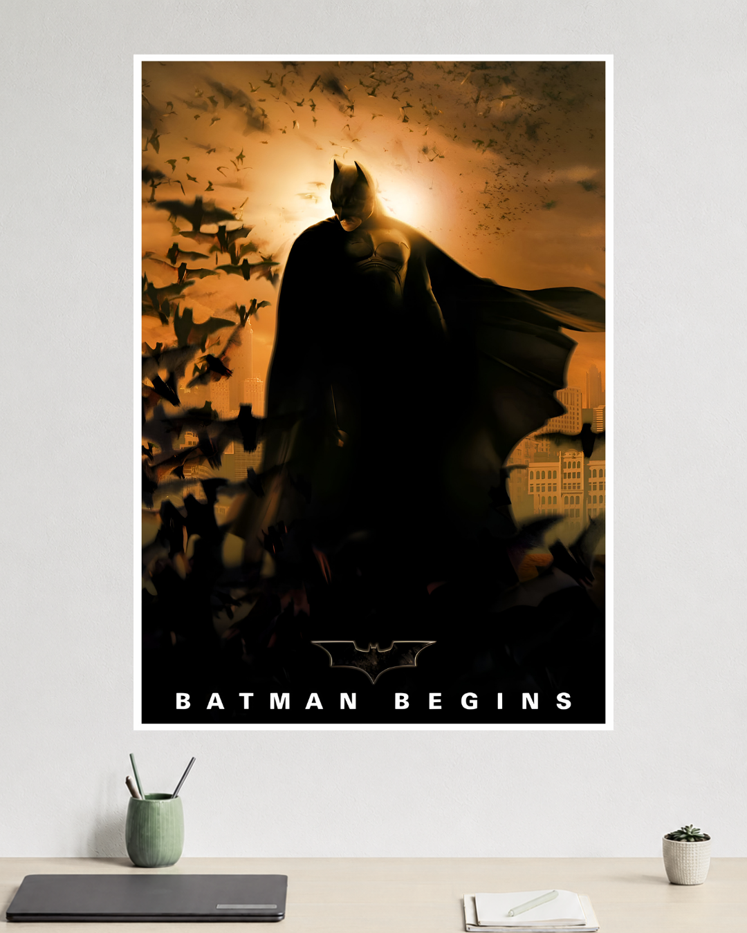 Batman Begins | Christian Bale | The Dark Knight | DC Poster