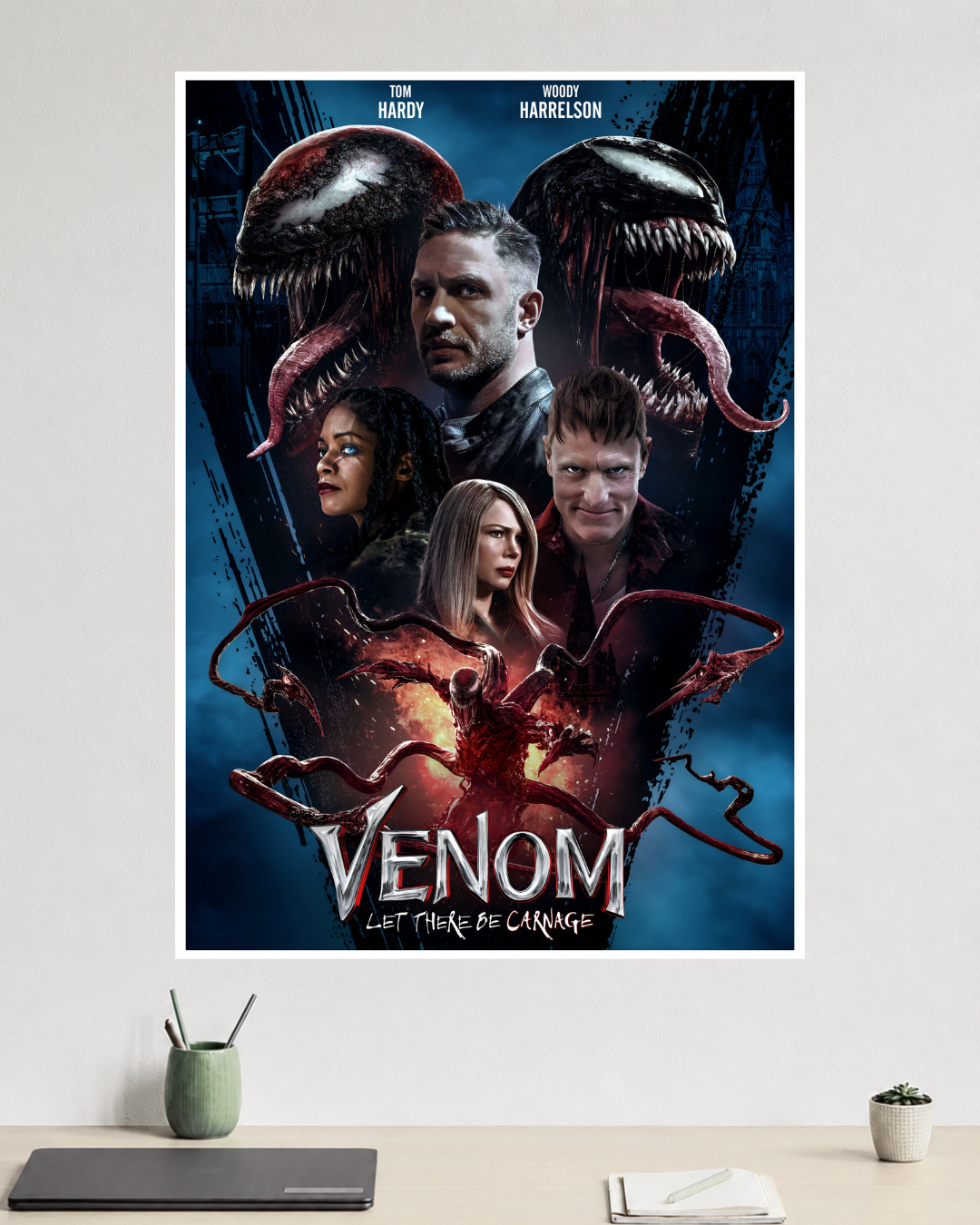 Venom | Venom vs Carnage | Venom: Let There Be Carnage | Marvel Poster