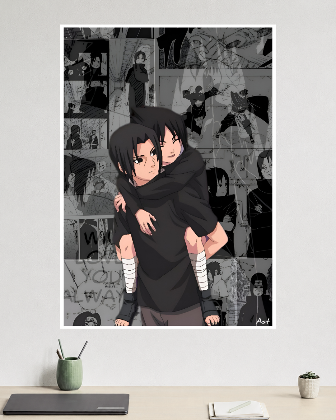 Itachi & Sasuke | Naruto | Anime Poster