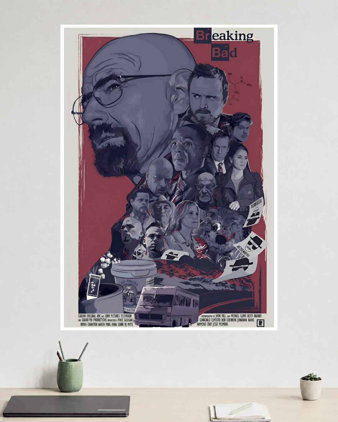 Breaking Bad | Walter White & Jesse Pinkman | TV-Series Poster