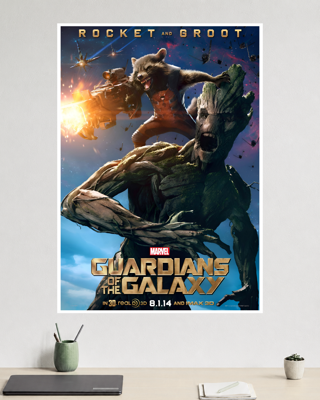 Groot & Rocket Raccoon | Guardians of the Galaxy | Marvel Poster