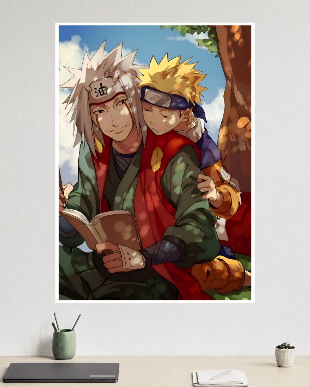 Jiraiya & Naruto | Naruto | Anime Poster
