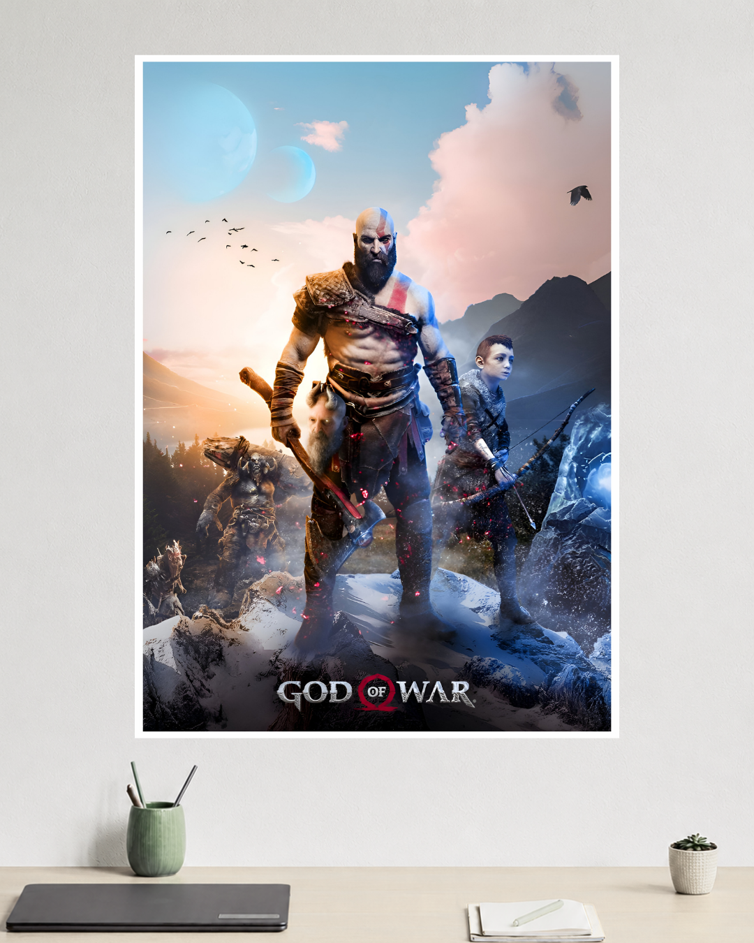 God of War | Kratos & Atreus | Game Poster