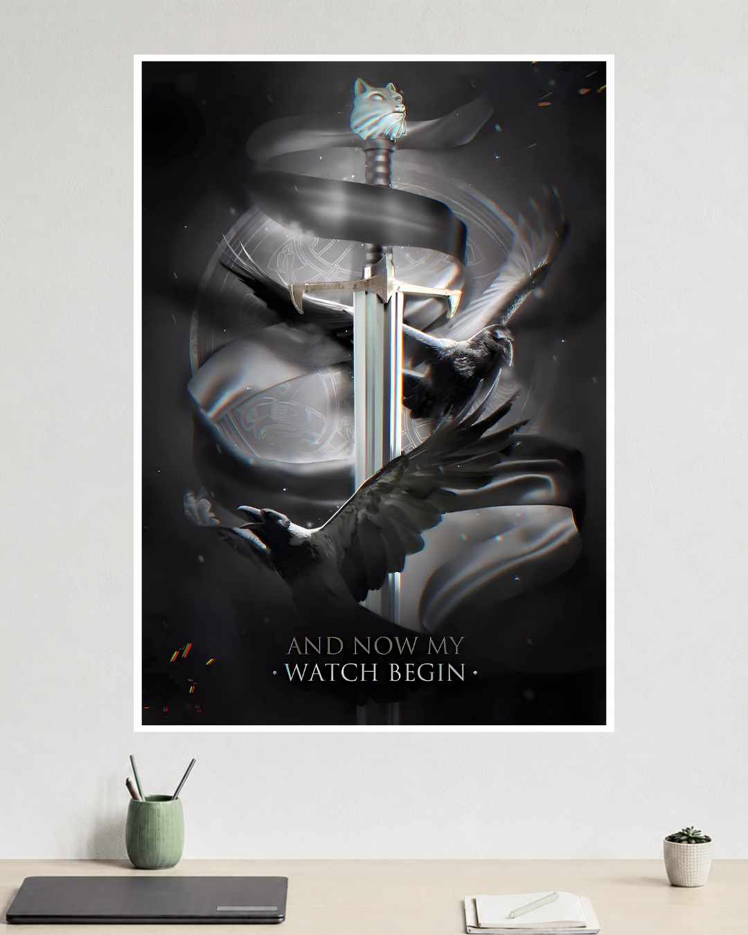 Game of Thrones Night's Watch | And Now My Watch Begins | Game Poster