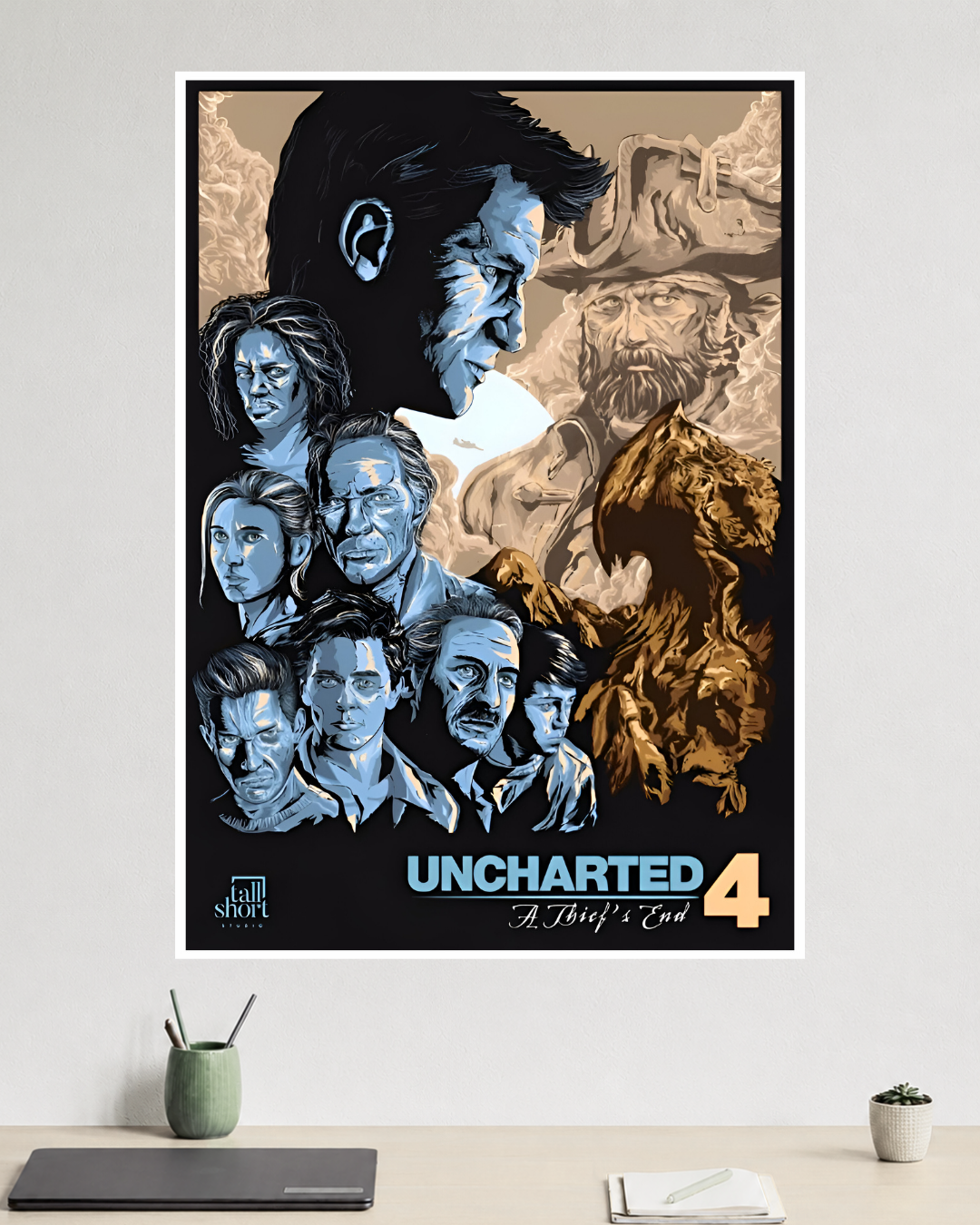 Uncharted 4: A Thief’s End Poster | Nathan Drake | Game Poster