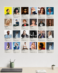 Music Artist Poster Collection – 24 Poster Set