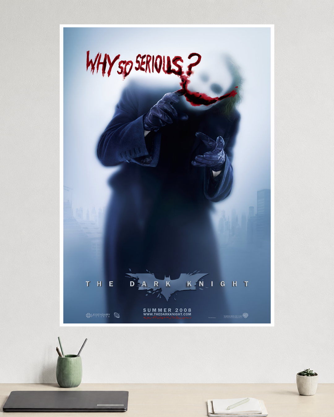 Why So Serious? | Joker | The Dark Knight | DC Poster