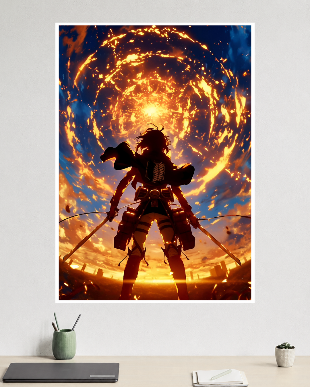 Mikasa Ackerman | Attack On Titan | Anime Poster