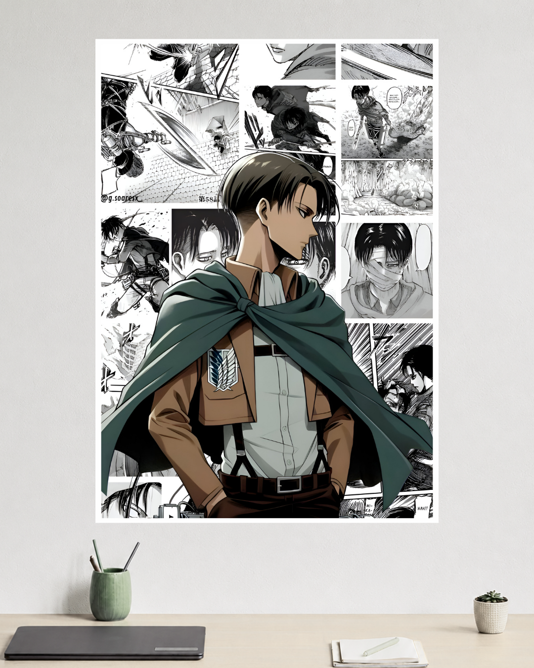 Levi Ackerman | Attack On Titan | Anime Poster
