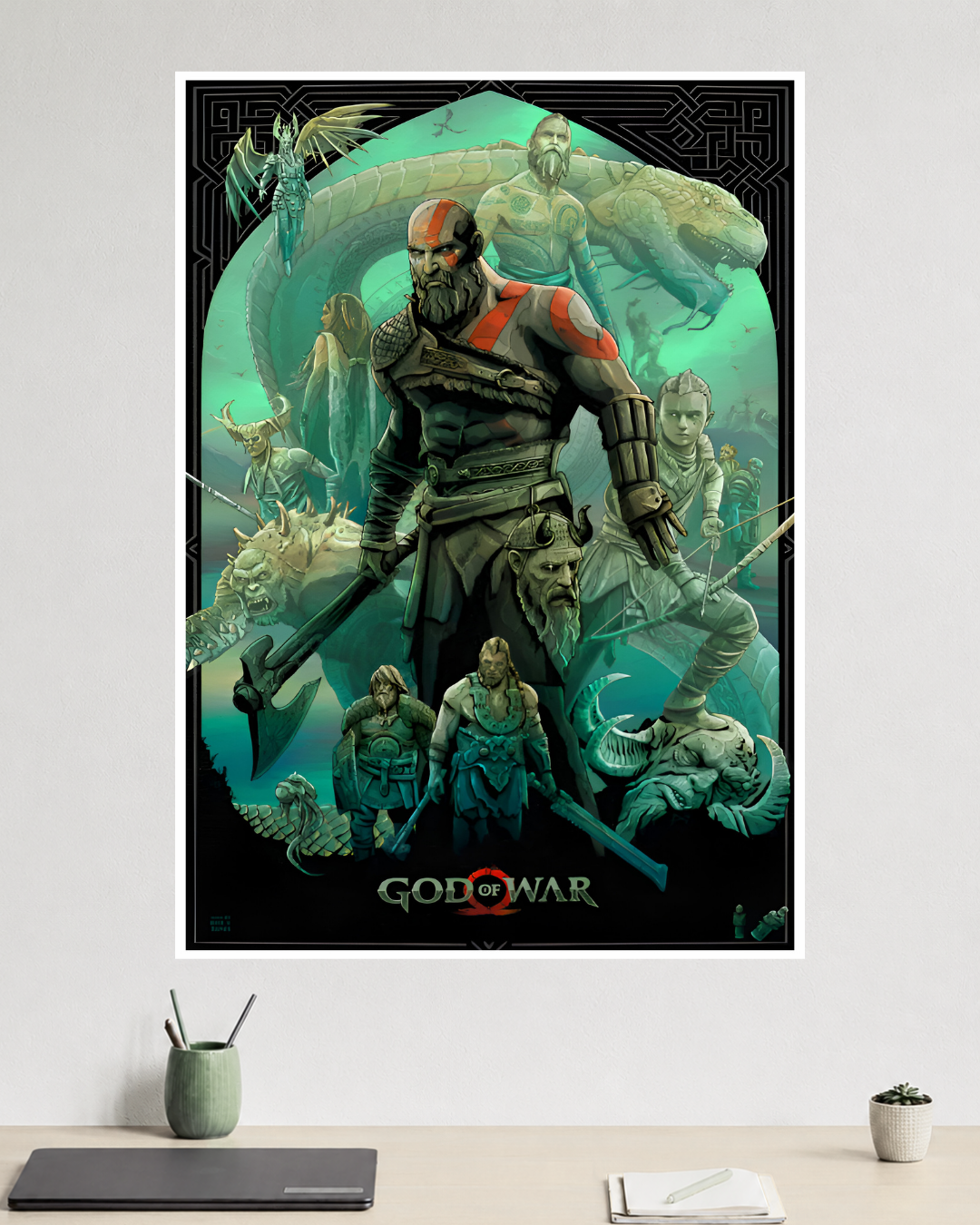 God of War | Kratos & Atreus | Game Poster