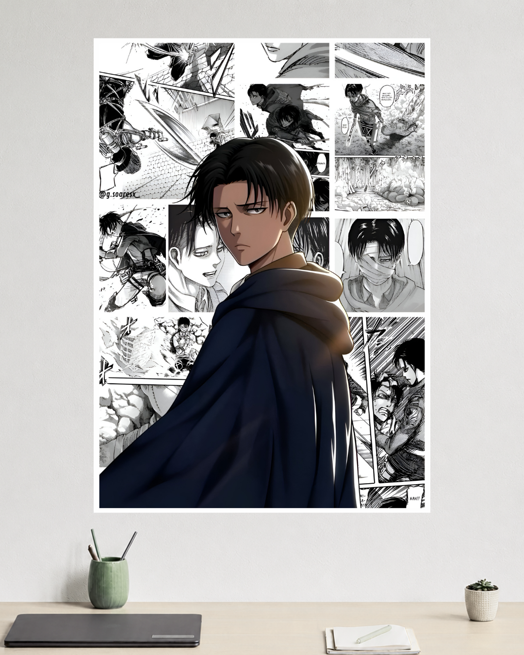Levi Ackerman | Attack On Titan | Anime Poster