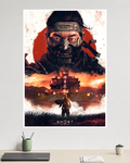 Ghost of Tsushima Samurai Poster | Jin Sakai | Game Poster