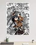 Mikasa Ackerman | Attack on Titan | Anime Poster