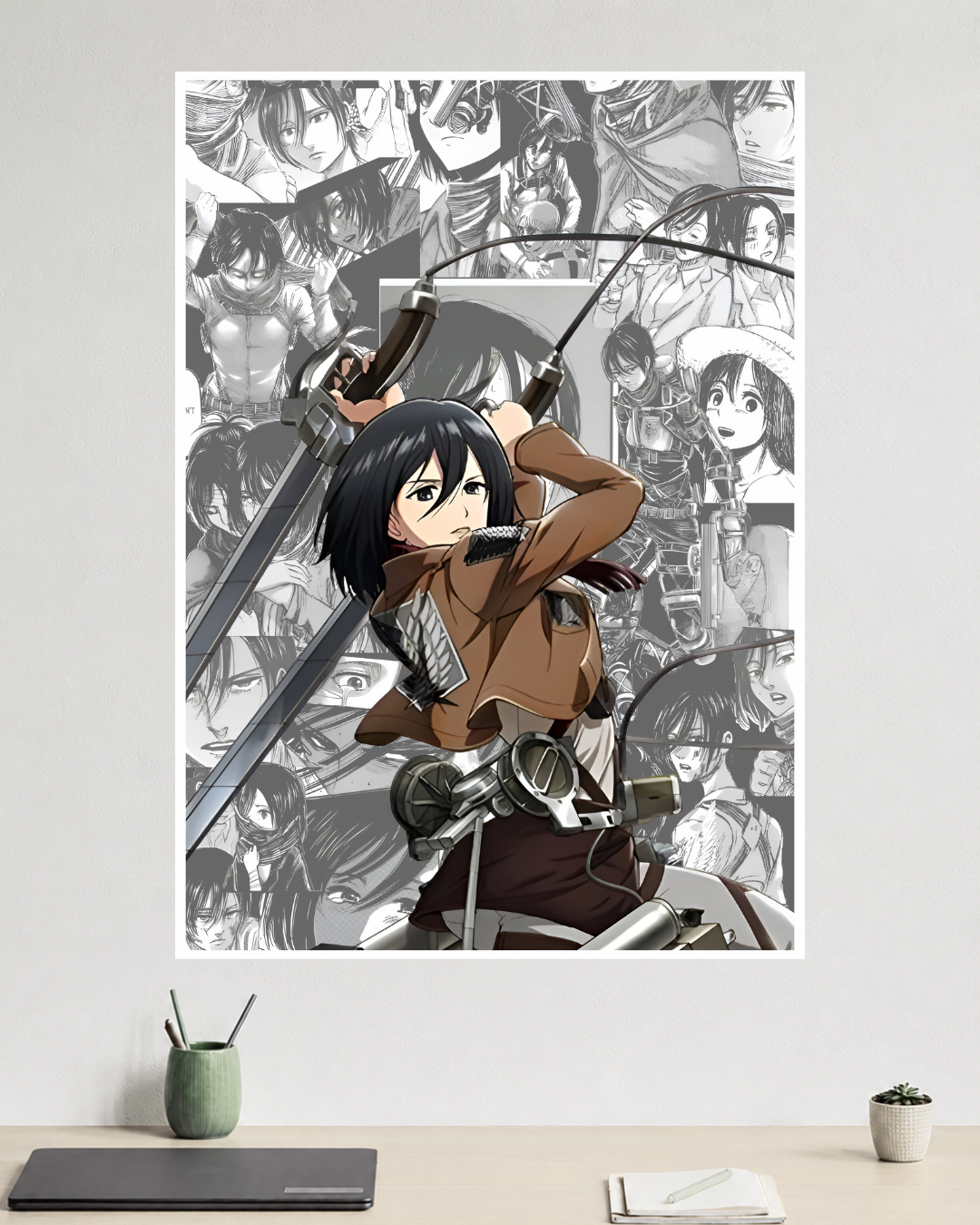 Mikasa Ackerman | Attack on Titan | Anime Poster