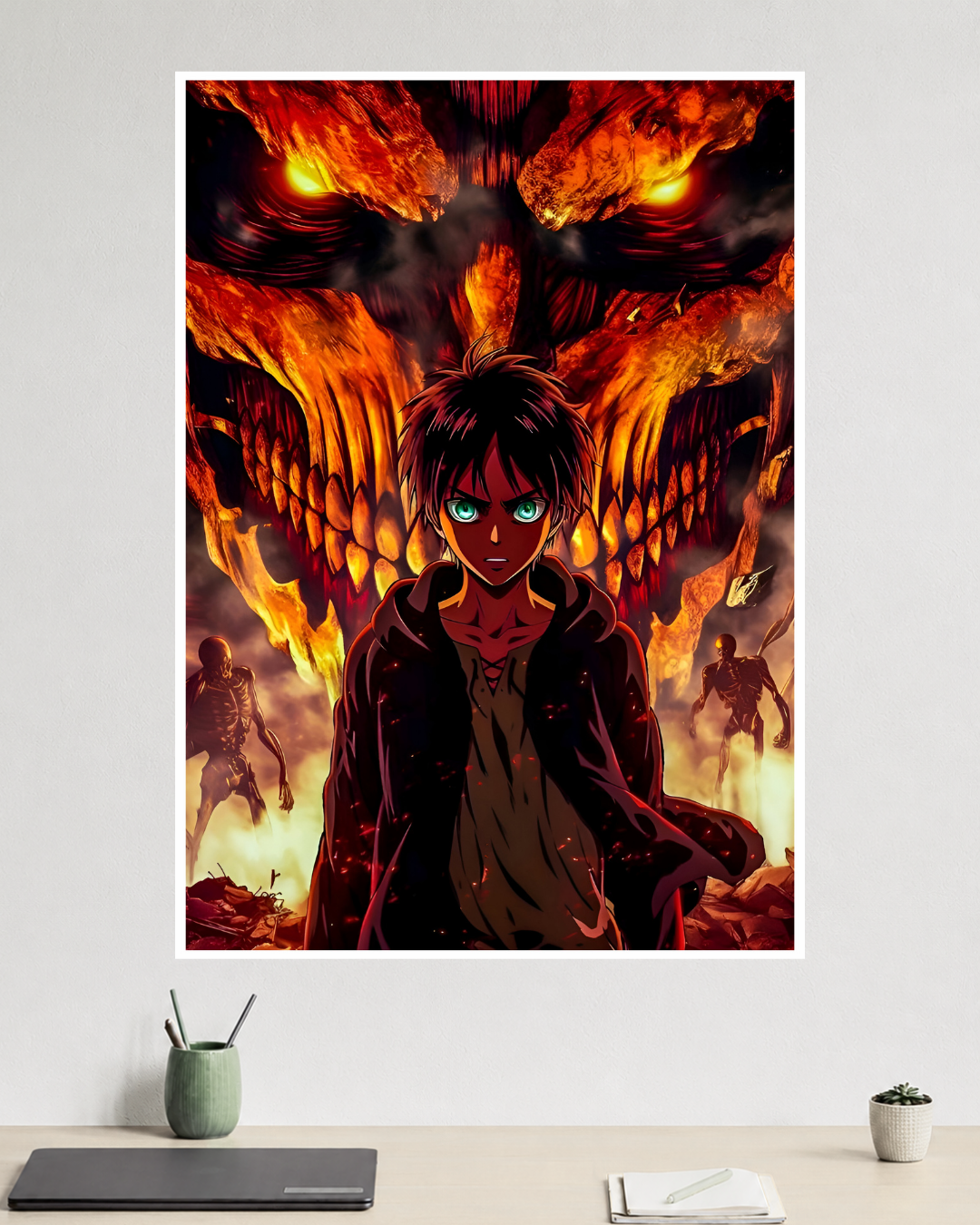 Eren Yeager | Attack On Titan | Anime Poster
