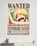 One Piece | Vinsmoke Sanji | Wanted Poster | Anime Poster