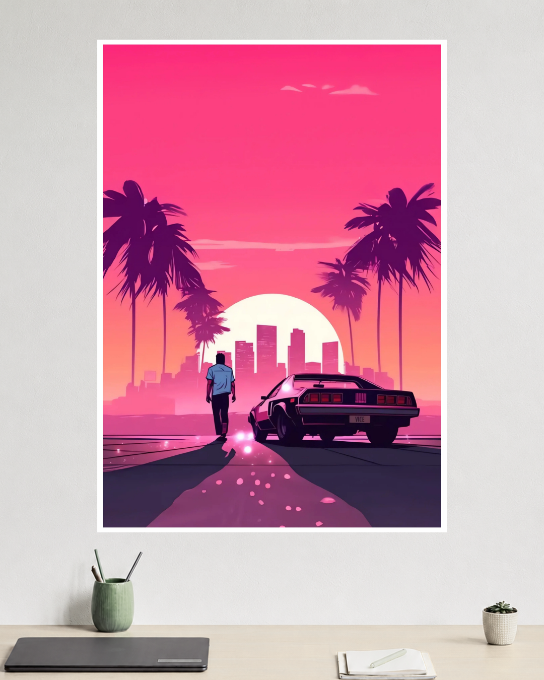 Retro 80s | Miami Vice | Game Poster
