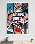 Grand Theft Auto: Vice City Poster | GTA VC | Game Poster