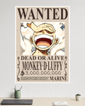 One Piece | Monkey D. Luffy | Wanted Poster | Anime Poster