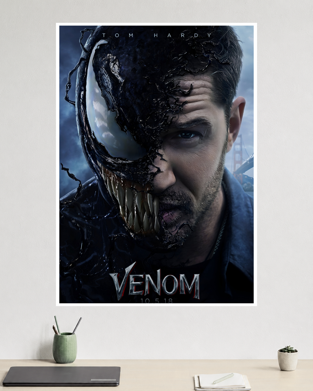 Venom | Tom Hardy | Venom symbiote | Marvel Poster