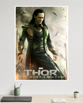 Loki | Thor: The Dark World | Tom Hiddleston | Marvel Poster