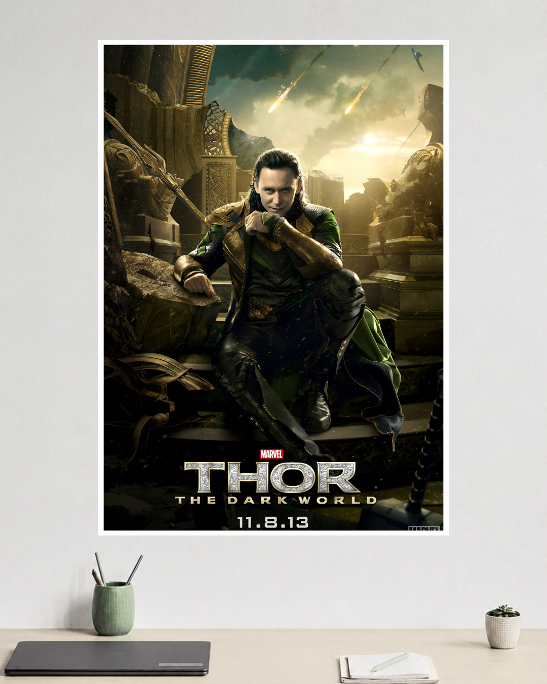Loki | Thor: The Dark World | Tom Hiddleston | Marvel Poster