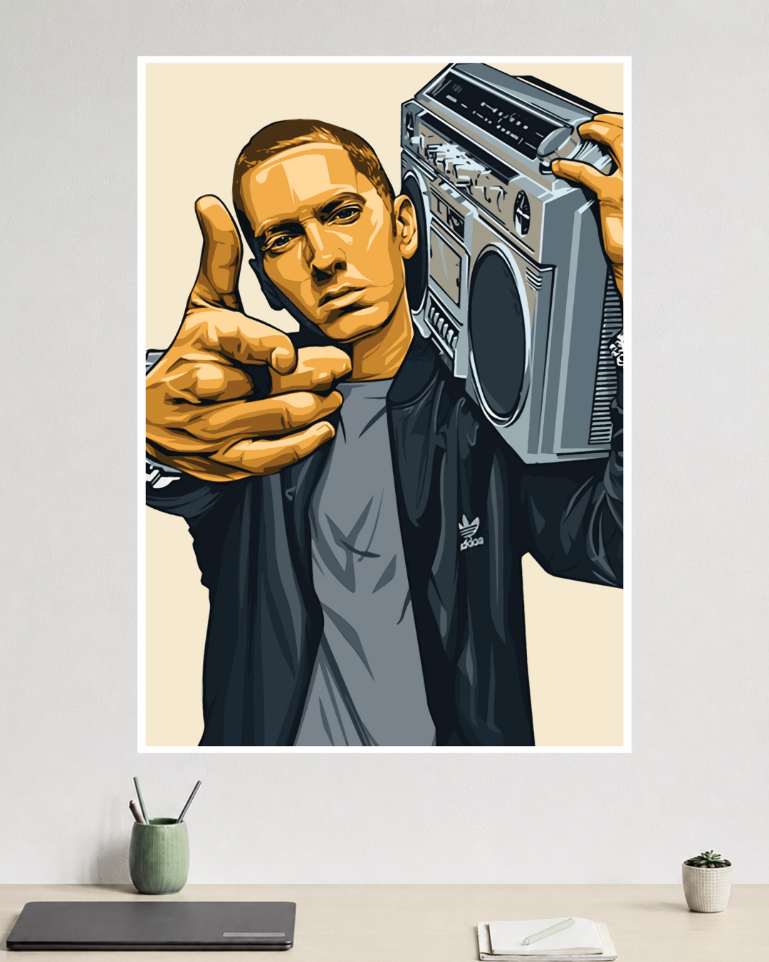 Eminem | Slim Shady | Marshall Mathers | Rap God | Music Poster
