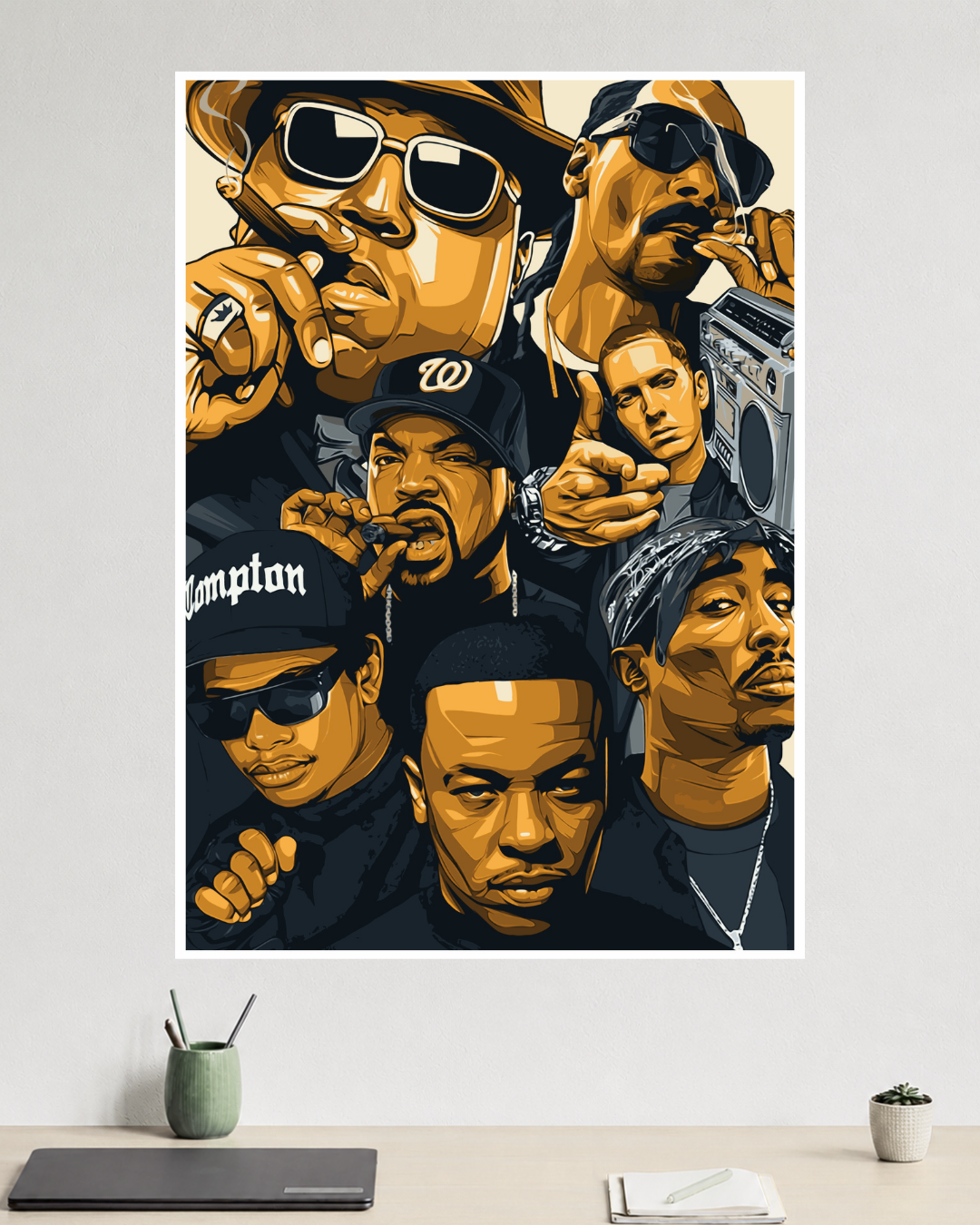 Hip-Hop Legends | Iconic Rap Poster | Music Poster