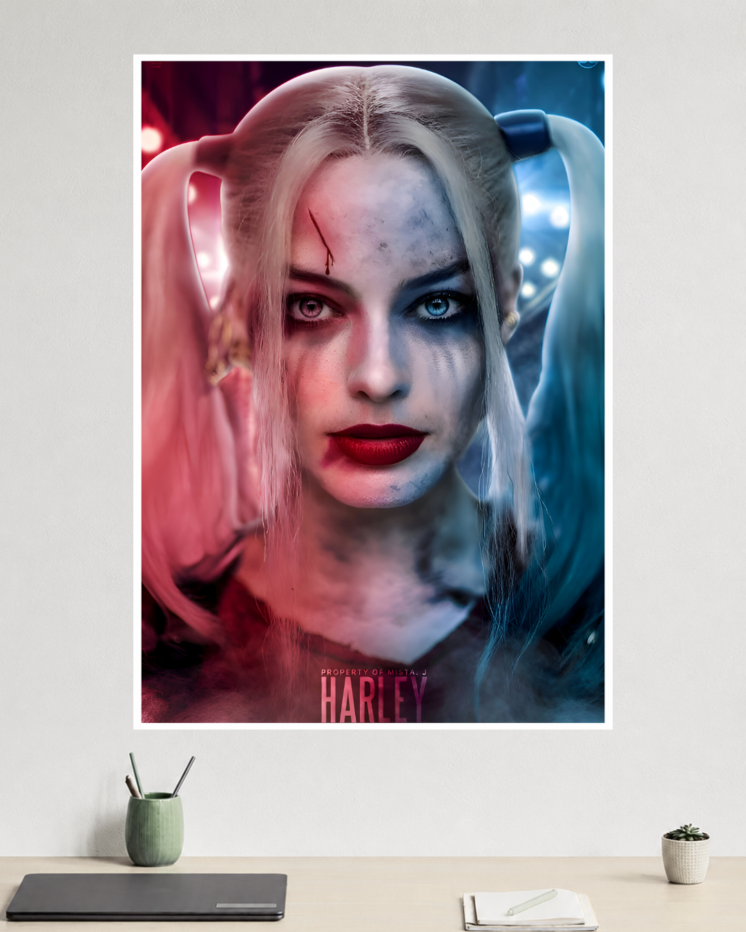 Harley Quinn | Property of Mist | DC Poster
