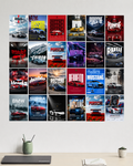 24 Poster Set - Ultimate Car Poster Collection