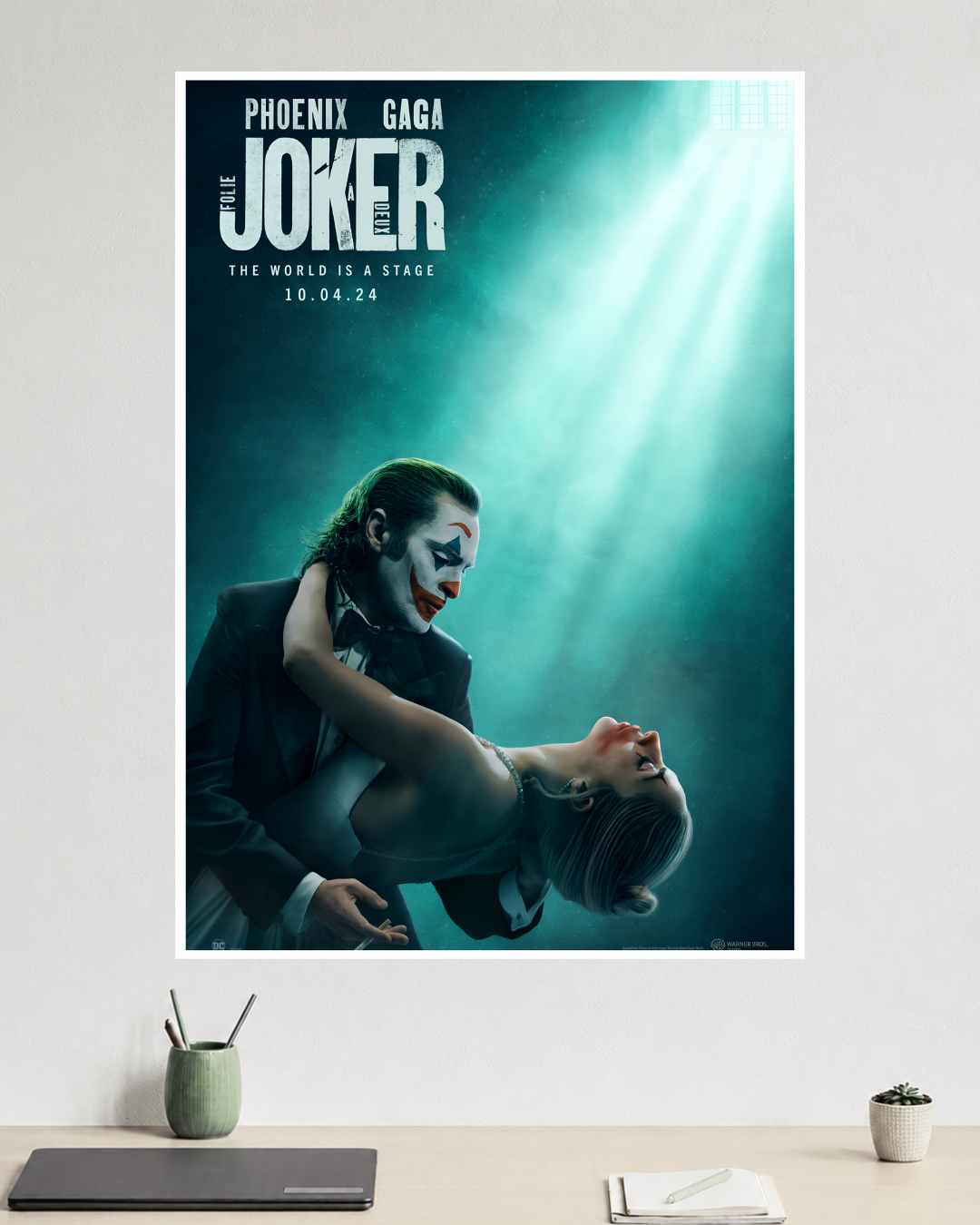 Joker: Folie à Deux Poster | Joaquin Phoenix & Lady Gaga | Jocker 2 | DC Poster
