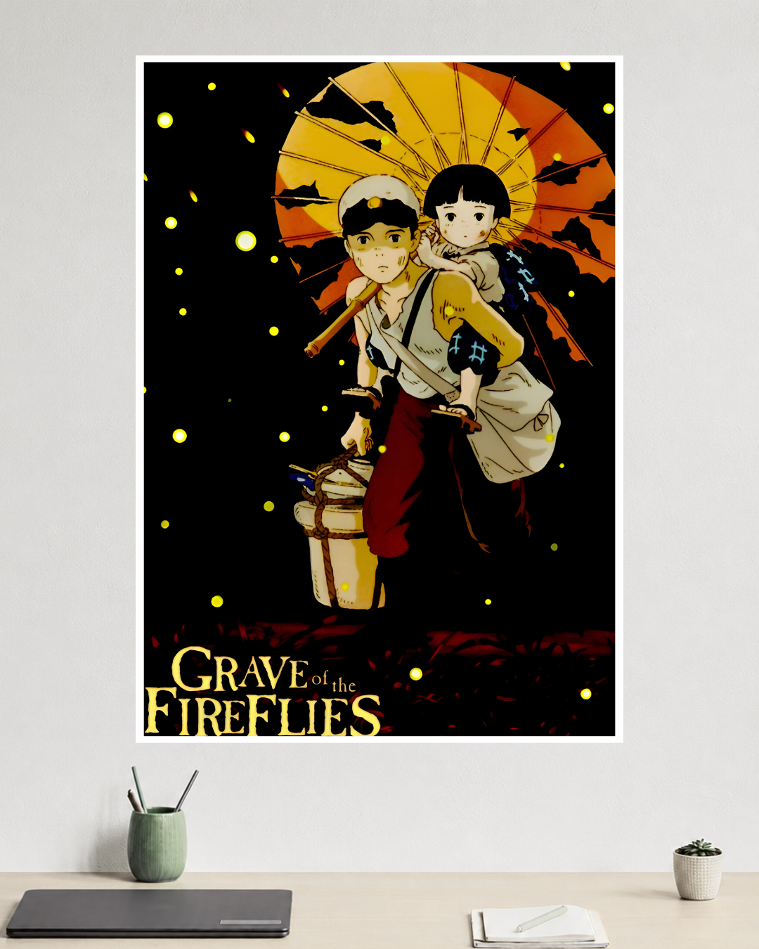 Grave of the Fireflies | Studio Ghibli | Anime Poster