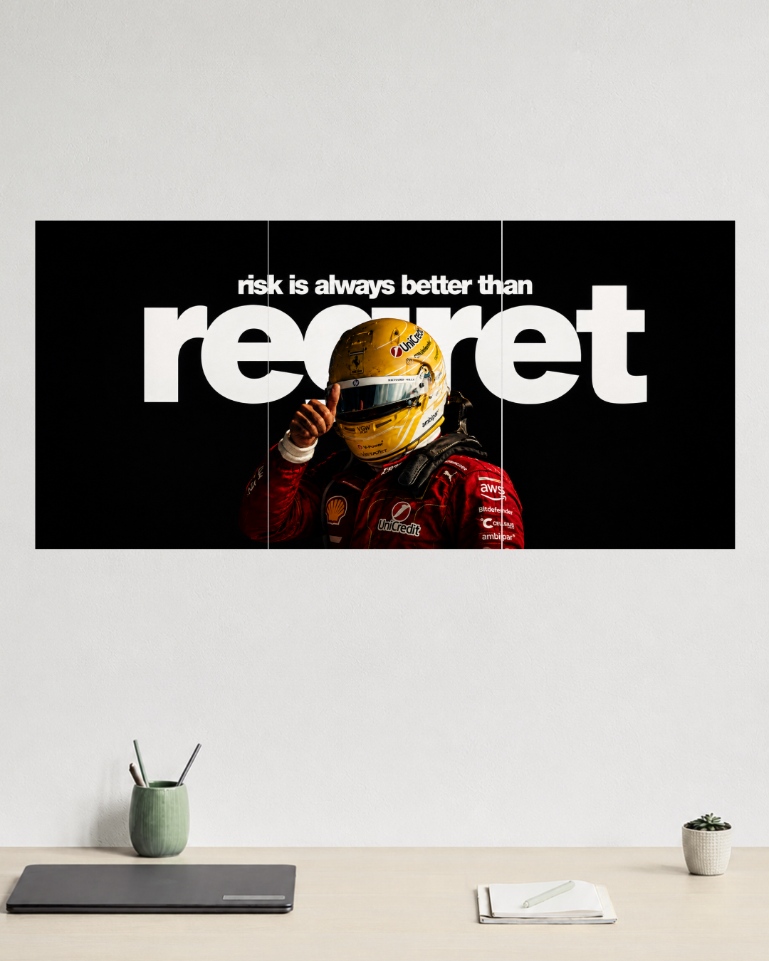 Risk Is Always Better – Three Panel Poster
