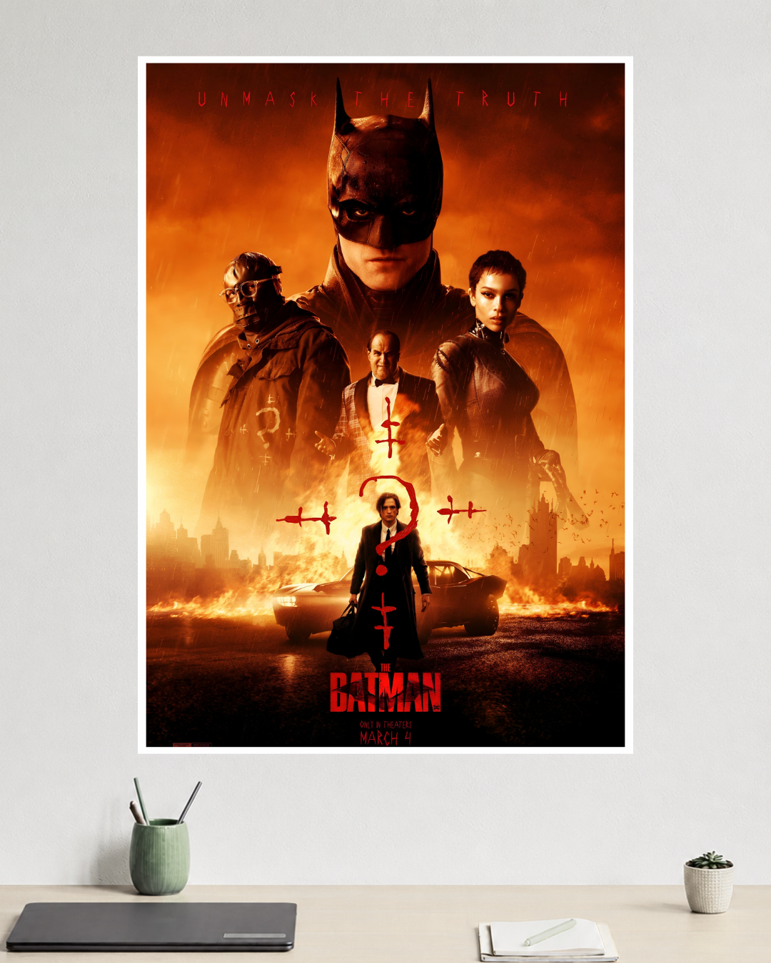 The Batman | Robert Pattinson Batman | DC Poster