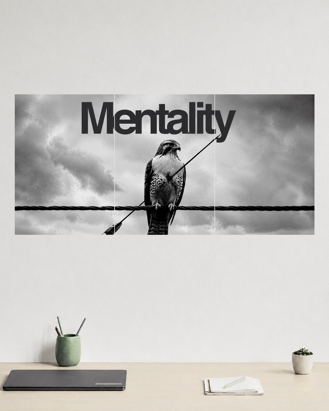 Eagle Mentality – Three Panel Split Poster